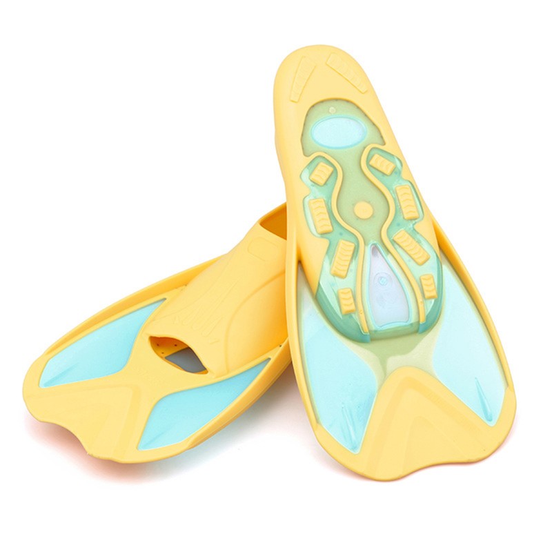 Kids Short Light Swim Fins Flippers for Swimming Snorkeling Training