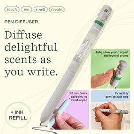 Lifelines Pen Diffuser, Walk in The Woods - 1mm Black Ballpoint Pen with Scented Essential Oil Blends – Aromatherapy Diffuser & Sensory Immersion Diffuse Aroma As You Write