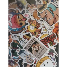 ONE PIECE Manga Anime Stickers 25-Pack Laptop Decals Stickers