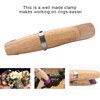 Haosie Wooden Ring Clamp, Jewelry Making Wood Clamp, Wooden Bench
