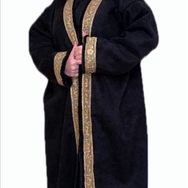 Women’s jacket Farwa - Color: Black & gold, Size: Onesize