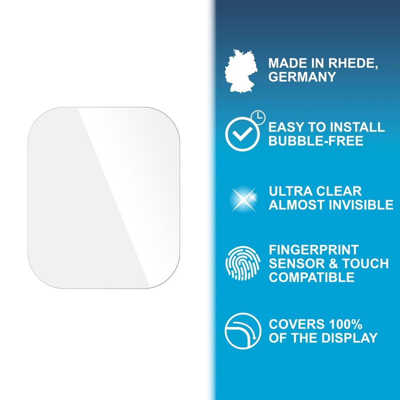 Ecultor 2x Schutzfolie 3D kompatibel mit Ice-Watch Smart 3.0 1.78