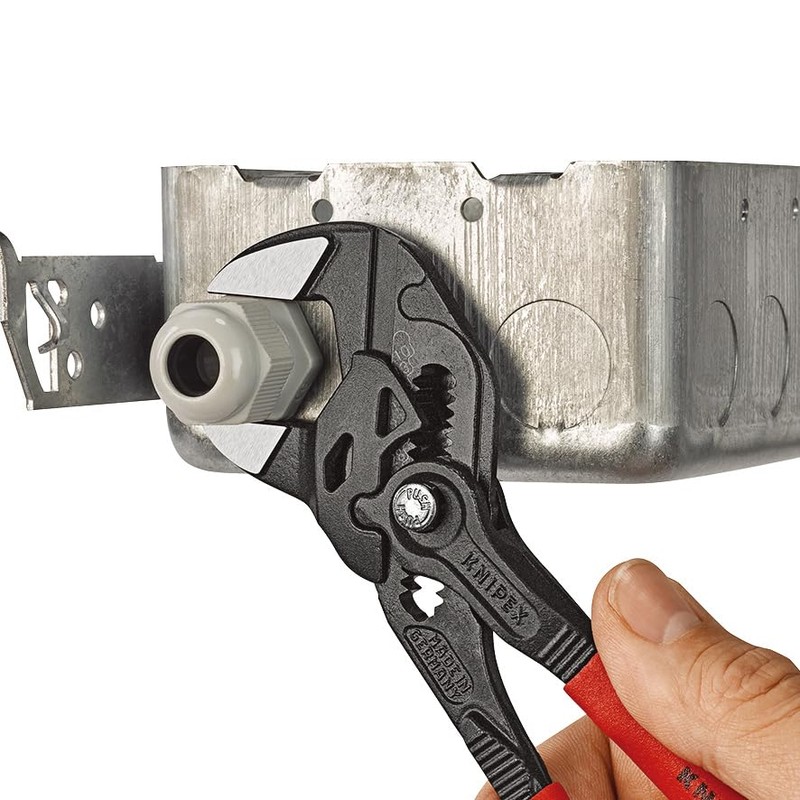 KNIPEX 8601-180SB Plier Wrench Plastic Coated Handle 8601-180SB