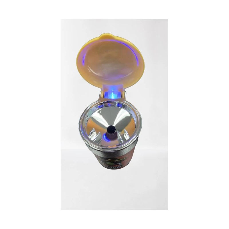 X2 LED BUTT BUCKET ASHTRAY - CAR CUP HOLDER PORTABLE-DESIGN