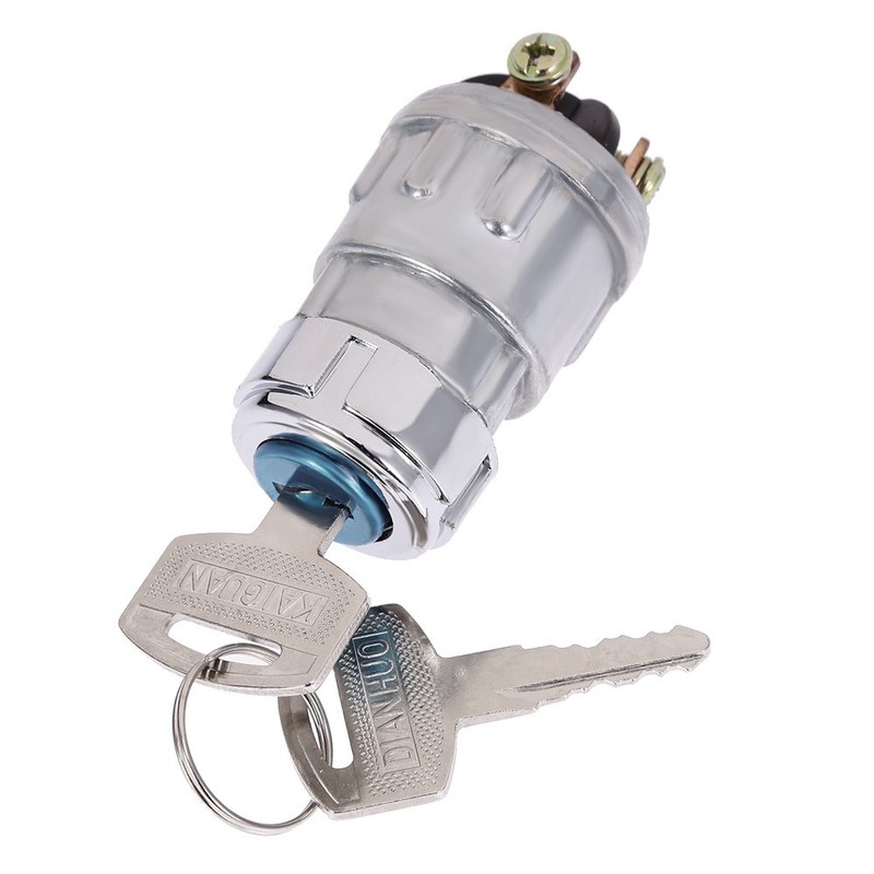 Hoypeyfiy Ignition Switch with 3 Post Connection Replacement for TOMBERLIN