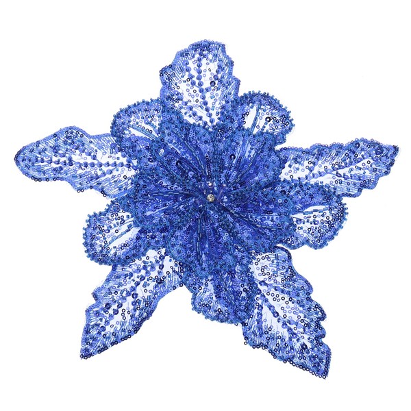 PATIKIL Handmade Rhinestone Applique Flower Lace Patches Sequin Beads Sew