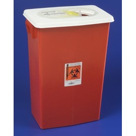 PT# 8998 Container Sharps Large Red 18gal Ea by, Kendall Company