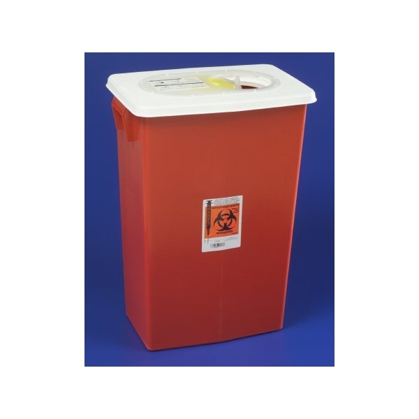 PT# 8998 Container Sharps Large Red 18gal Ea by, Kendall Company
