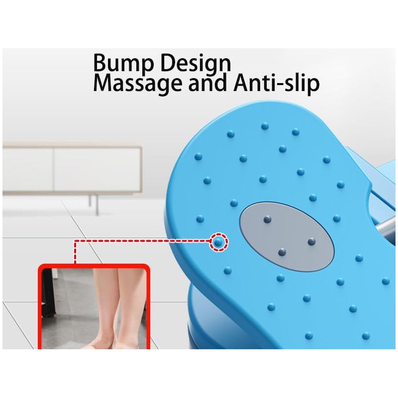 KENANLAN Foot Stepper Machine Reinforced Nylon Mini Stepper Trainer Quiet