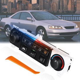599-268 A/C Climate Control Switch Module Fits for 1998-2000 Honda Accord - Replace Heater Temperature Control HVAC Panel 79600-S84-A01ZA