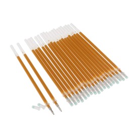 Taotenish 100pcs Glitter Gel Pen Refills School Office Home Supplies - Light Gold