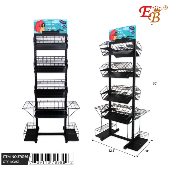 EB 32.5\"X20\"X70\" Umbrella Display Standing Showcase 1PCS/CS