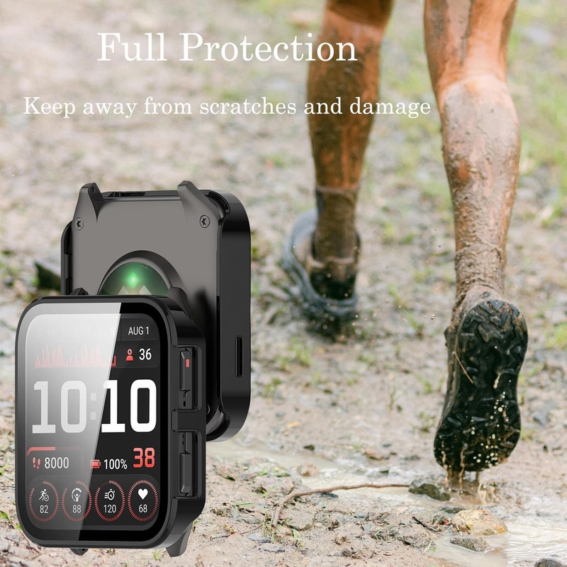 2-Pack Rc-Z Screen Protector Case for Garmin Venu X1 Smartwatch,