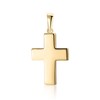 PRINS JEWELS Small Cross Pendant 14 Carat 585 Yellow Gold, Gold