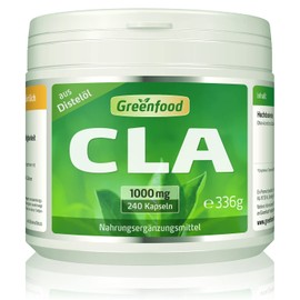 CLA, 1000 mg, 240 capsules, high dose, conjugated linoleic acid from thistle oil - no artificial additives, no genetic engineering