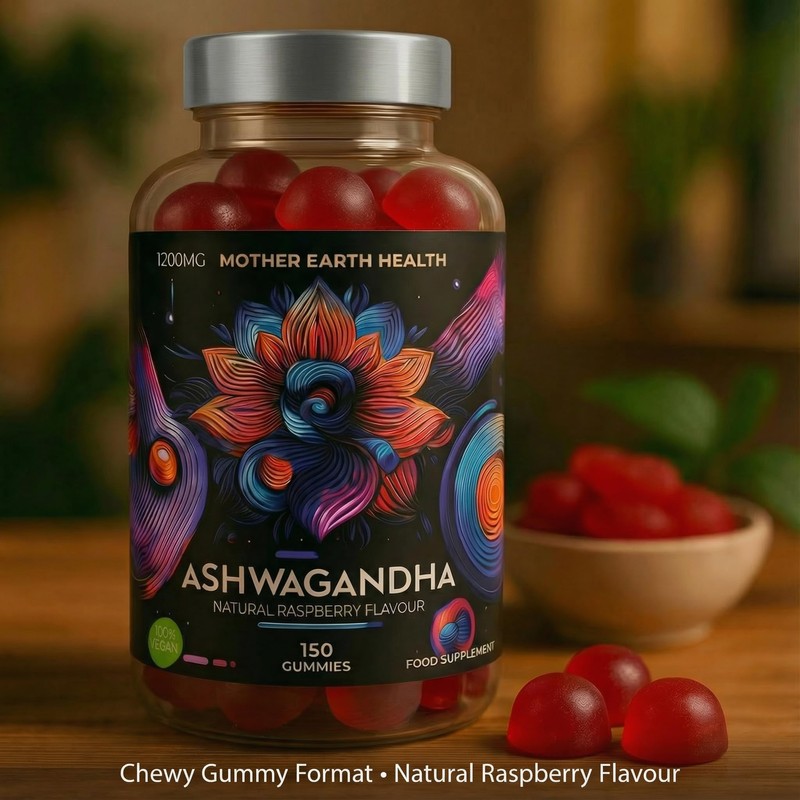 Ashwagandha Gummies 1200mg – 150 Gummies – 2.5 Months Supply