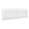 9" x 3" White Plastic Louvre Air Vent Grille with
