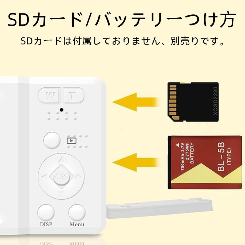 Digital Camera 4K 56MP Small Digital Camera Pocket Camera 4K