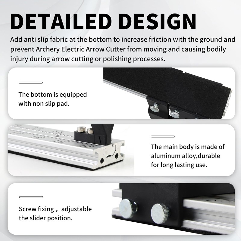 MOYJ Archery Arrow Saw Arrow Shaft Electric Cutter Universal use