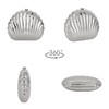 MilyaDE Women's Transparent Clutch Acrylic Clear Shell Purses Transparent Shoulder