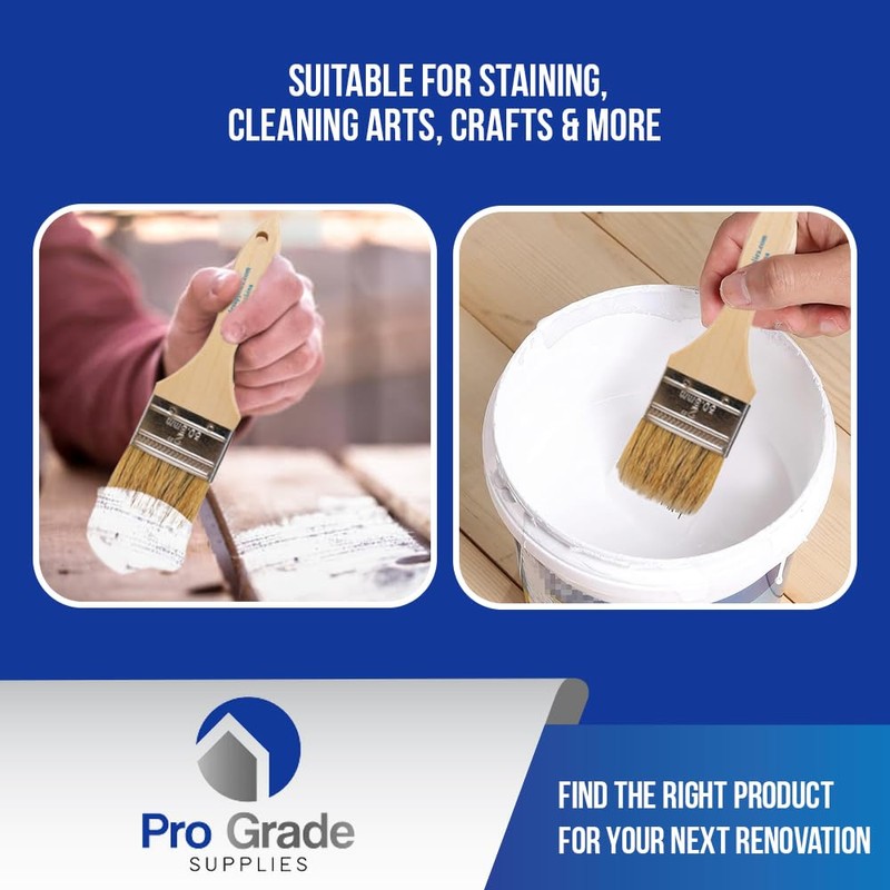 Pro Grade - Chip Brush – Paint Brush Set –