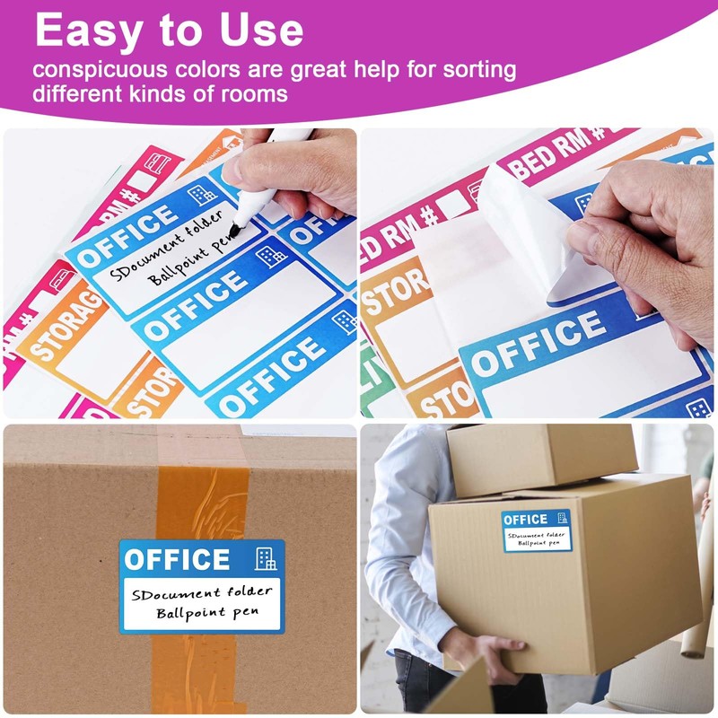 440 Count 3.5" x 2" Large Home Moving Packing Labels