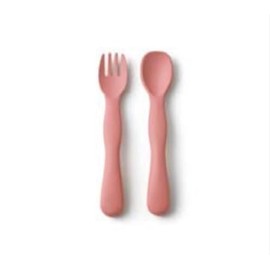 Nakajima 24-463529 Mogugu Pebble Cutlery Set Daichi Size: Spoon: Approx. 5.5 x 1.1 inches (14 x 2.8 cm) / Fork: Approx. 5.5 x 1.0 inches (14 x 2.5 cm)