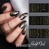 Teenitor Teenitor Nail Charms Nail Art Kit with 15 Sheets