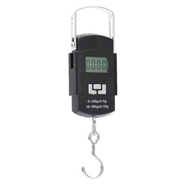 Digital Hanging Scale, 110.2 lbs (50 kg), Precision Measurement, LCD Display, Tare Function, Black