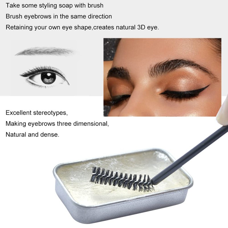 3D Eyebrow Makeup Gel, Eyebrow Soap, Eyebrow Styling Soap, Soap