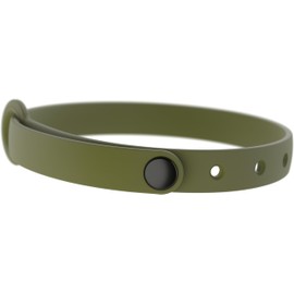 Breakaway Cat Collar - Soft, Comfortable, and Lightweight Safety Buckle Collar with Name Tag Ring for Outdoor Cats and Sensitive Skin Kittens by Nuvuq (6 ⅞" to 10 ¼", Green)