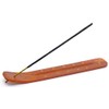 Wooden Incense Holder for Sticks with Inlays of Brass 10