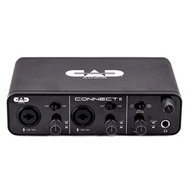 CAD Audio CX2 Connect II 2x2 USB Interface 24 Bit/96KHz (CX2), Black