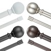 Kemmie 1" Classic Window Curtain Rod with Round & Barrel