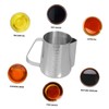 Gatuida Filtered Oil Pot Stainless Steel Strainer Steel Strainer Easy