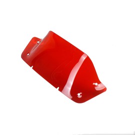 PJMTCUSTOM 8.0" Tall Red PMMA Acrylic Windshield Wind screen Air Delfectgor Fits for Harley Davidson 2023 CVO Street Glide, 2024 2025 FLHX FLHXSE, (Red)