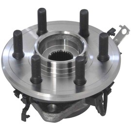 DRIVESTAR 515008 4WD Front Wheel Hub & Bearing Assembly Driver Side (Left) for Dodge Durango 1998 99 00 01 02 2003/Dakota 1997-2004, 6 Lug 4-Wheel ABS 4WD