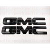 Auto Front Rear Gloss Black Emblem Overlay 2019-2024 GMC Sierra