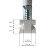 TENDAGGIMANIA Ganci per Tende da Sole Esterno 1 COPPIA -
