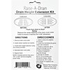 Drain Height Extension Kit, 3-3/8" Center-to-Center Screw Holes, 4" Diameter