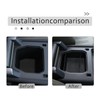 HIRUFAIT Center Console Organizer Tray Compatible with Land Rover Defender