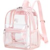 abshoo Clear Mini backpack Stadium Approved 12x12x6 Clear Bag Transparent
