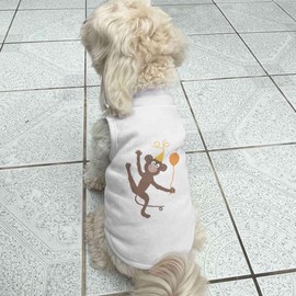 'Party monkey' Pet Dog/Cat T-Shirt (PT00111700)