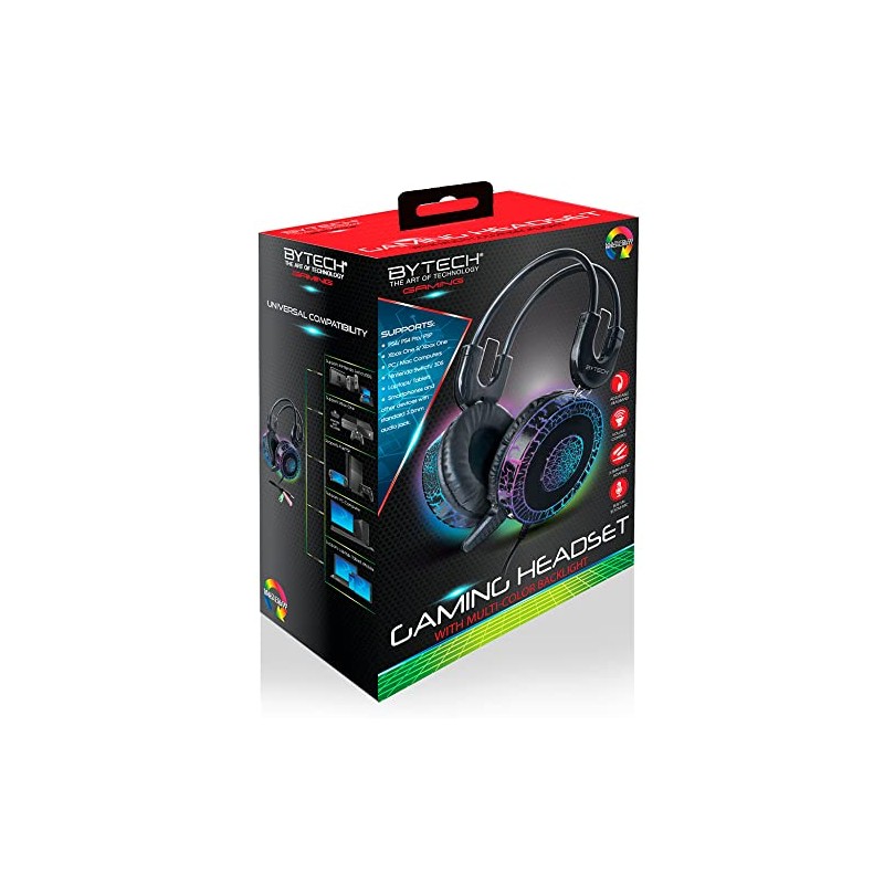 BYTECH BYGAOH102BK BYTECH Gaming Headset with Backlight