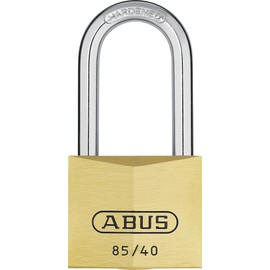 ABUS 02513 63mm Long Shackle Service Brass Padlock with 709 Alike Keyed