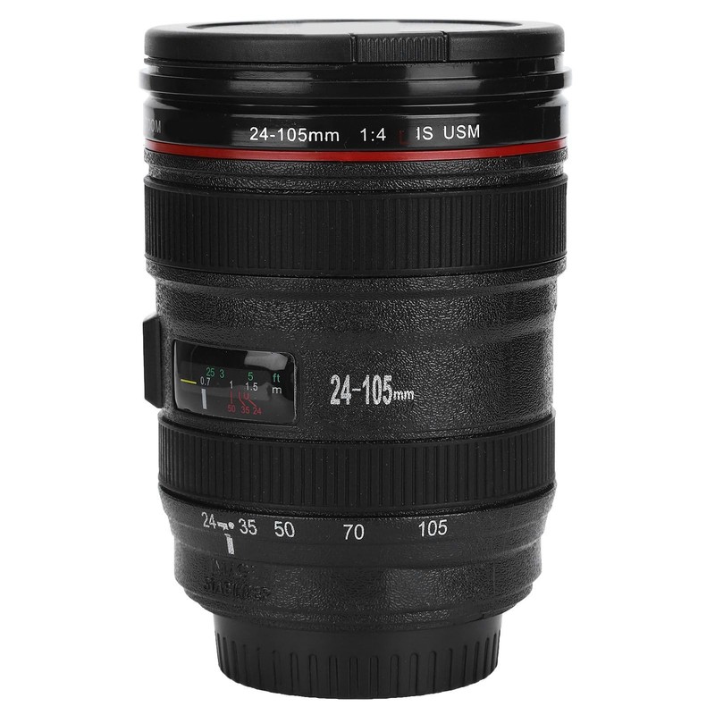 Simulation Camera Lens Cup Portable Travel Coffee Cup Water Tea