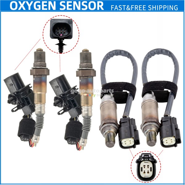 Unbranded 4pcs Oxygen O2 Sensor Upstream+Downs