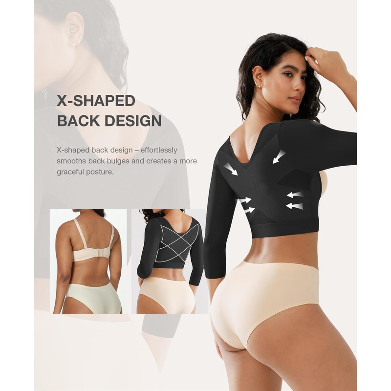 Lover-Beauty Arm Compression Sleeve for Women Arm Shapers Lipo Post
