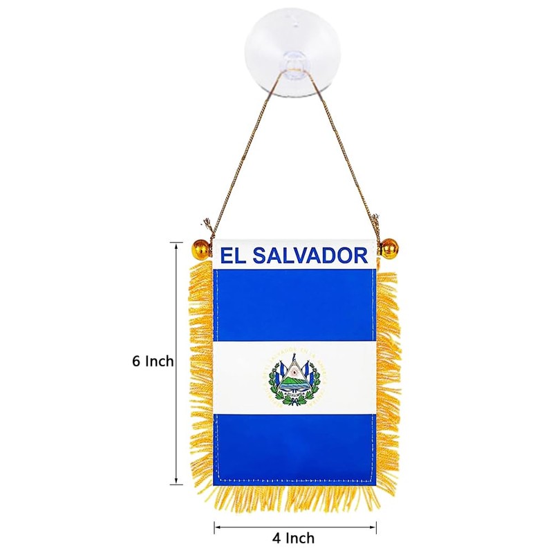 GSYLPFT 4 X 6 El Salvador Flag Small Mini Salvador