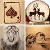 Wood Burning Kit Professional Pyrography Pen Tool Set Adjustable Temperature